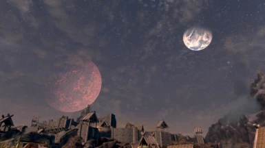 Long time ago there's planet called Nirn and it has 2 moons