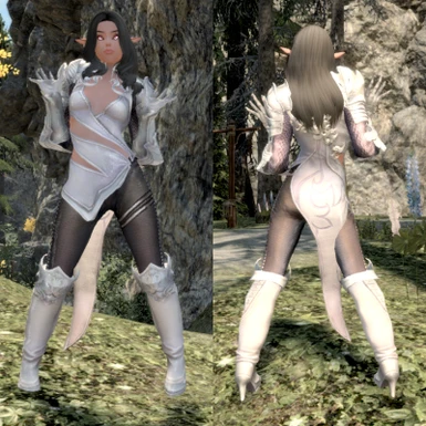 female armor fashion show