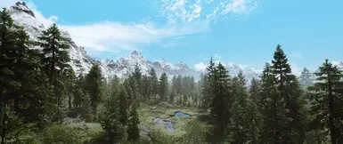 Beautiful blue sky at Skyrim Special Edition Nexus - Mods and Community