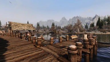 view from solitude docks