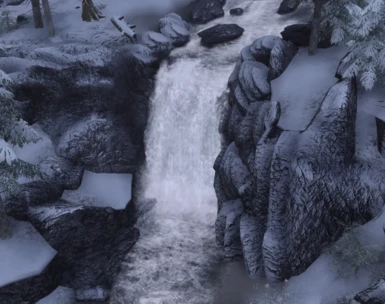 Natural Waterfalls - Dragonborn WIP
