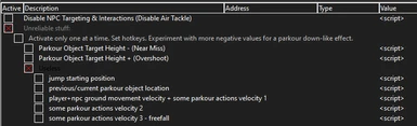 Disable NPC Targeting mod options