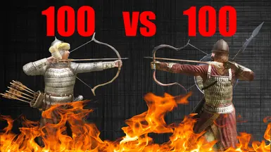 Sarranid Master Archer VS veteran horse archers