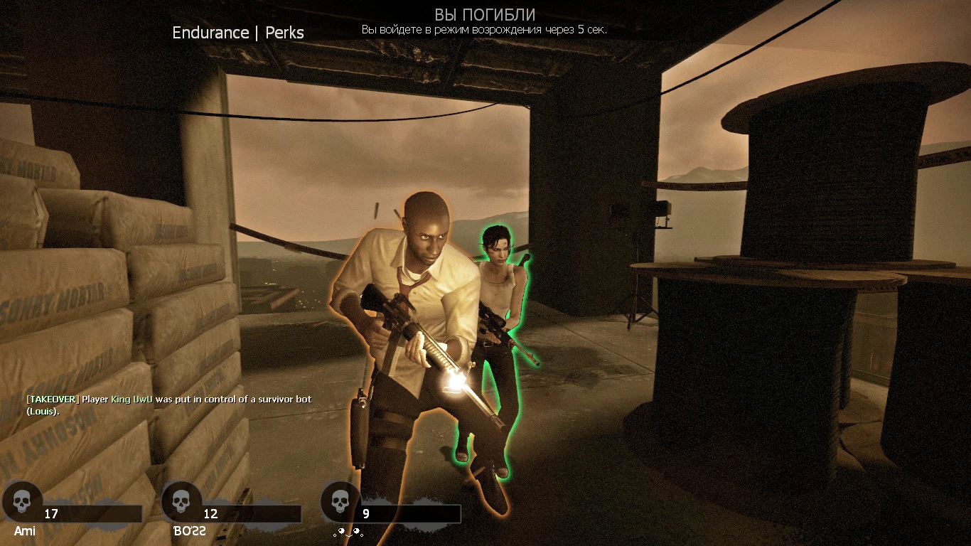 Louis and Zoey on Upper Floors of Mercy Hospital at Left 4 Dead 2 - Mods  and community