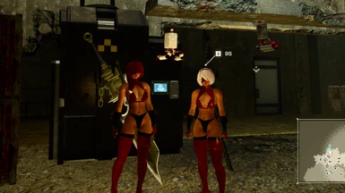 Red Outfit 2B and as 9S