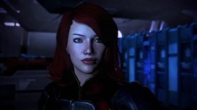 Femshep after defeating her clone