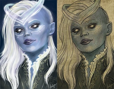 Custom-painted female portraits update