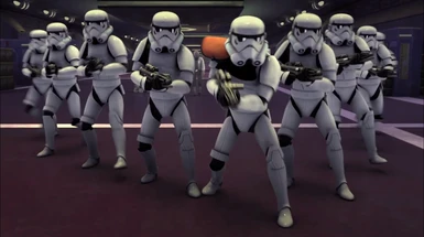 MOD REQUEST STAR WARS REBELS STORMTROOPERS AND OR STORMTROOPER VARIANTS WITH PAULDRONS FOR OFFICERS