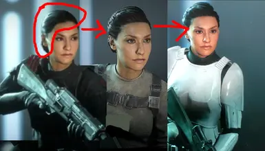 MOD Request - Replace Rebel Iden hair with Imperial Iden hair in the CAMPAIGN