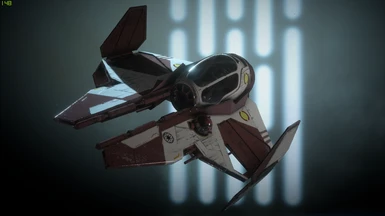 Obi-Wan's Jedi Interceptor over Tallie's A-Wing                     Mod Request