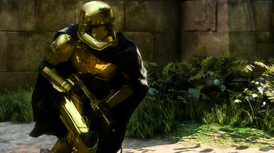 Caped Gold Sithtrooper
