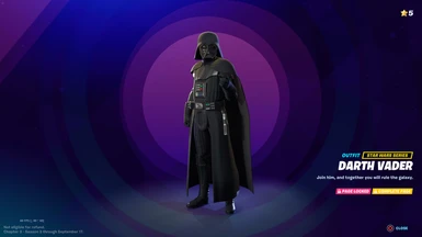 Fortnite Darth Vader model