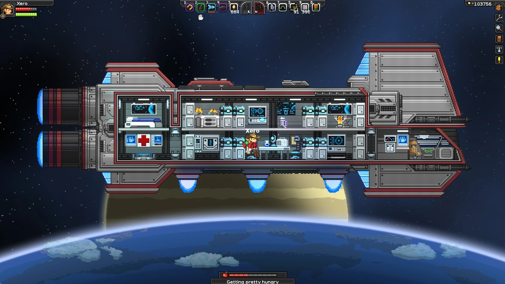 decorated ship starbound
