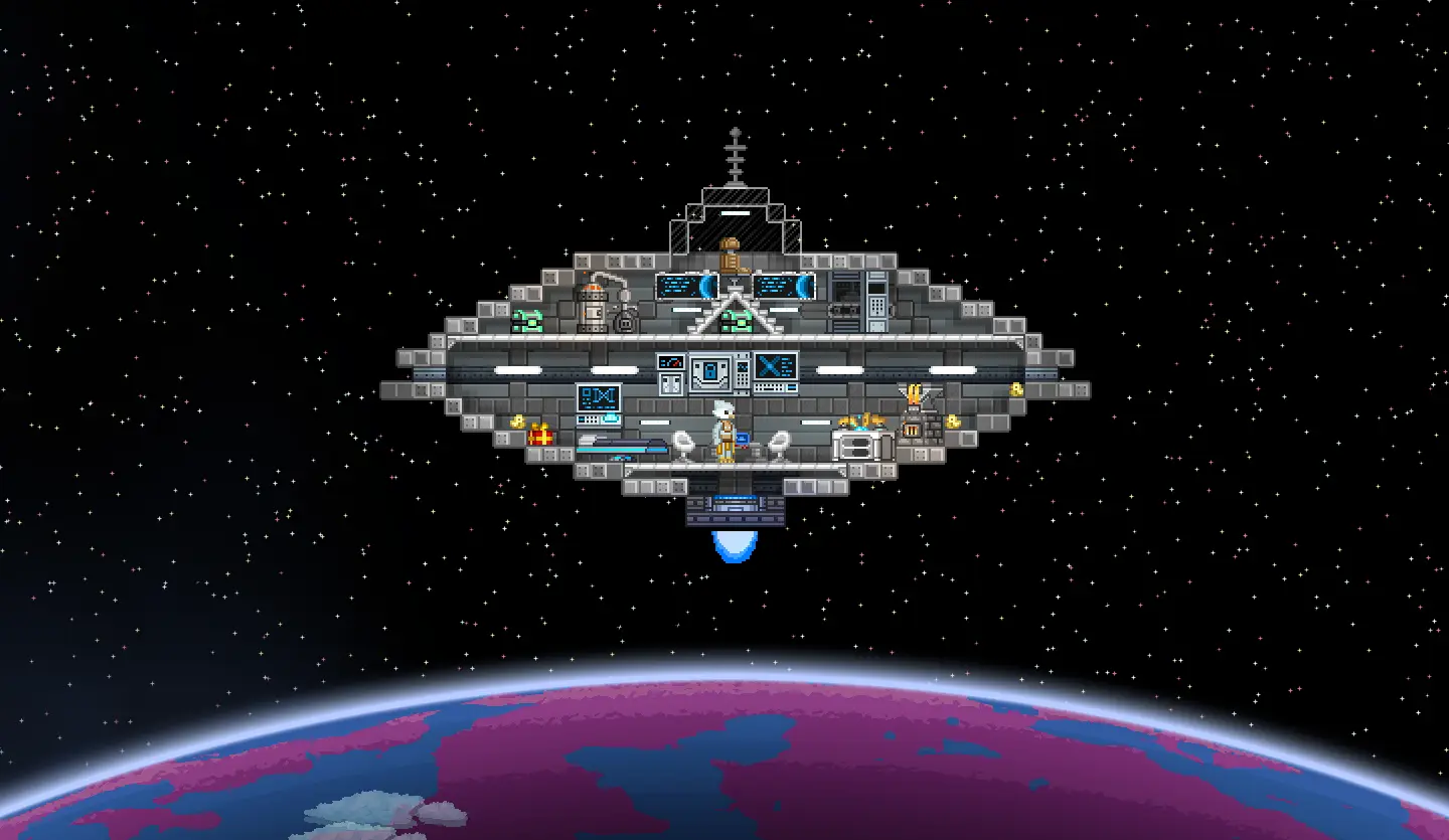 custom ship starbound