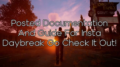 Posted Documentation And Guide For Insta Daybreak Go Check It Out