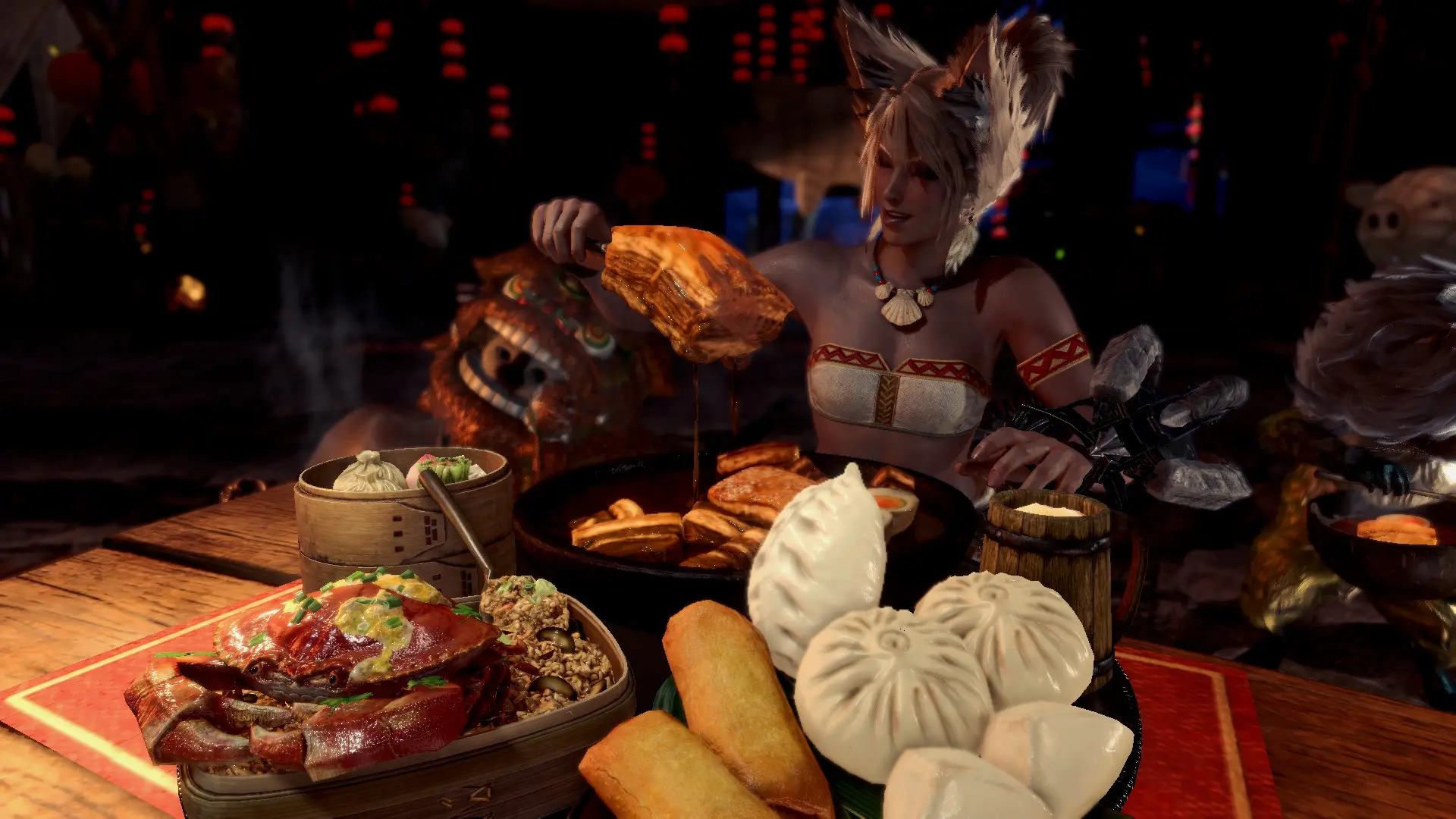 hearty-dinner-at-monster-hunter-world-mods-and-community