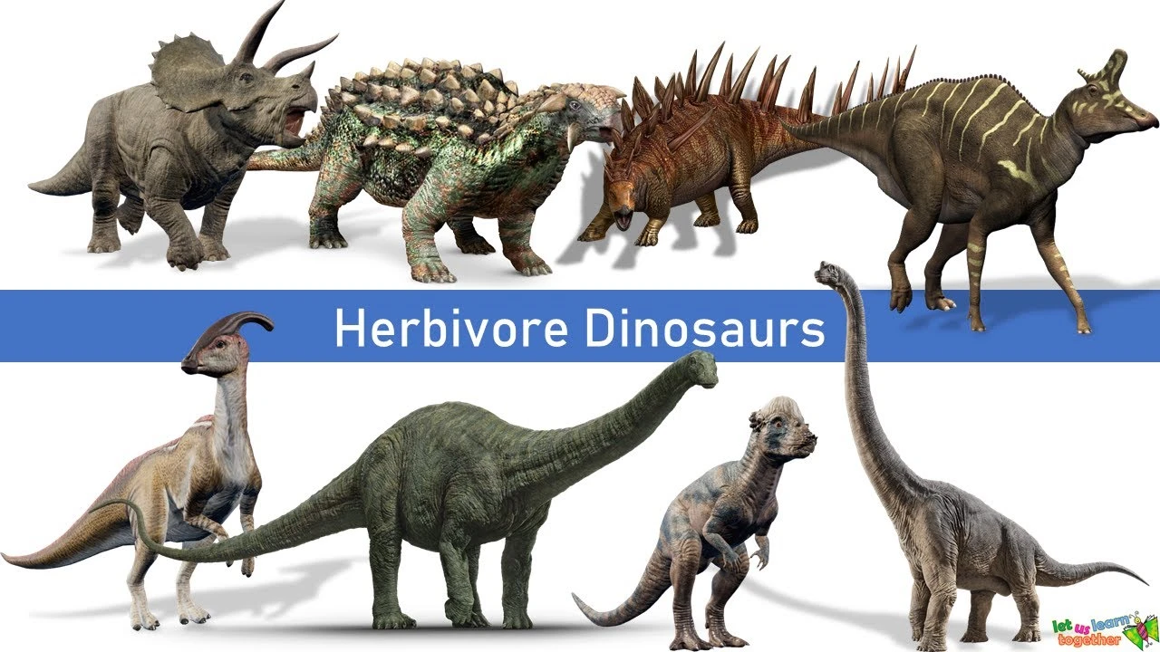 herbivore dinosaur list with pictures