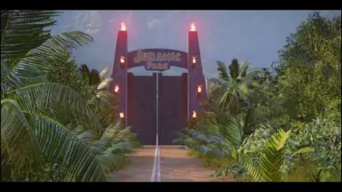 Jurassic Park Gates