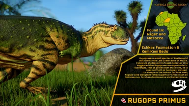 Africa Exotic Pack's Rugops Reveal