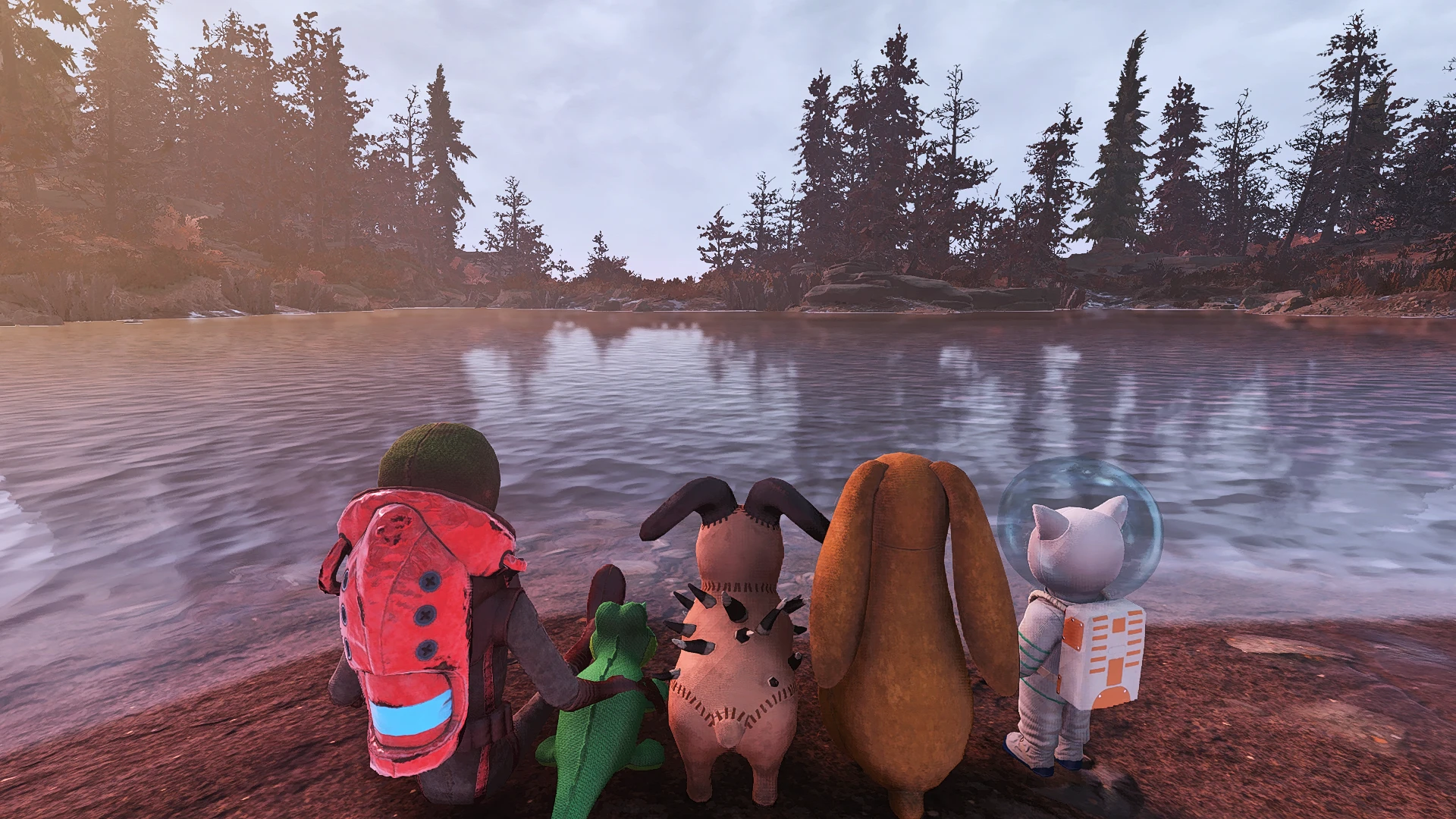 Sheepsquy and Friends at the Beach at Fallout 76 Nexus - Mods and community