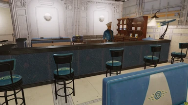 The cafeteria in my vault