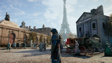 Eiffel Tower in the main game