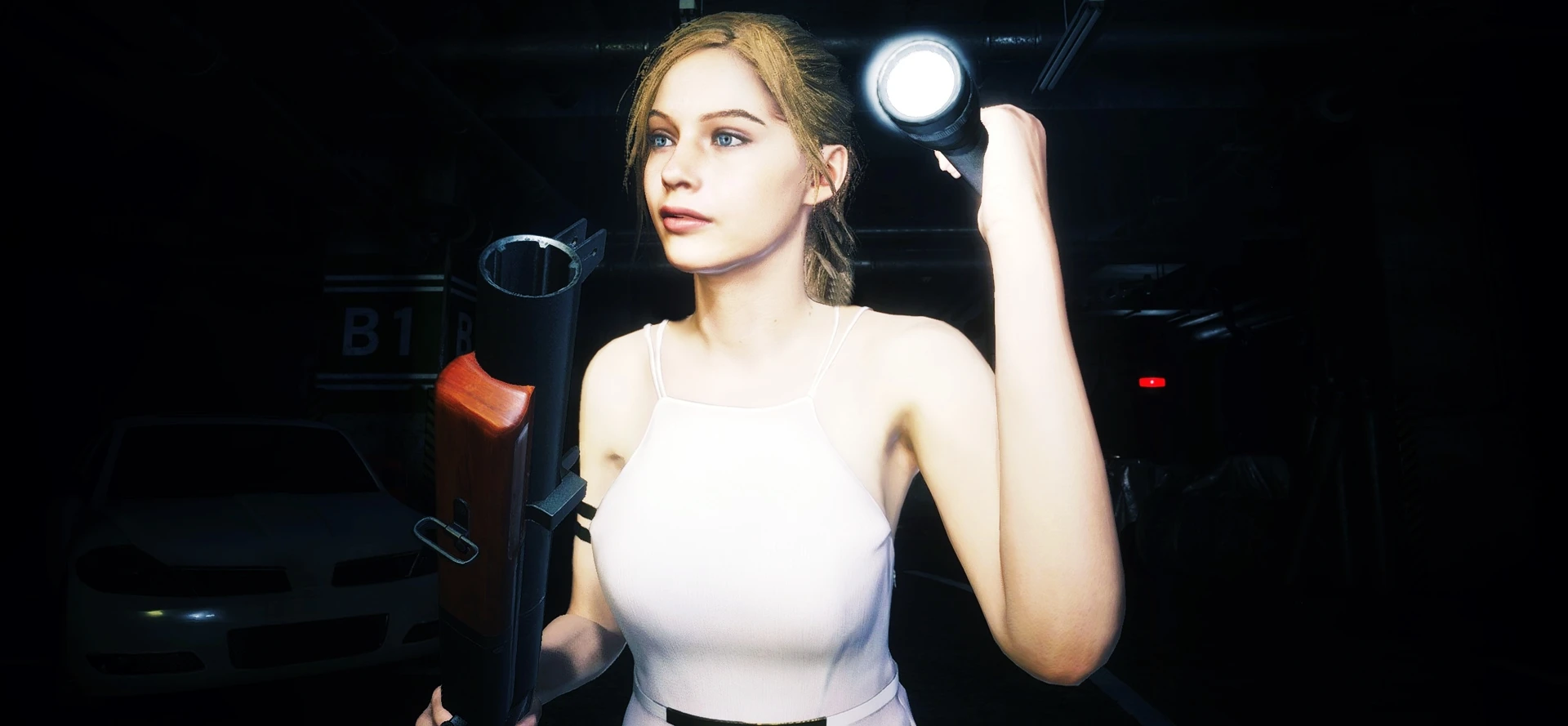 Claire Princess Gothic 4K 01 at Resident Evil 2 (2019 