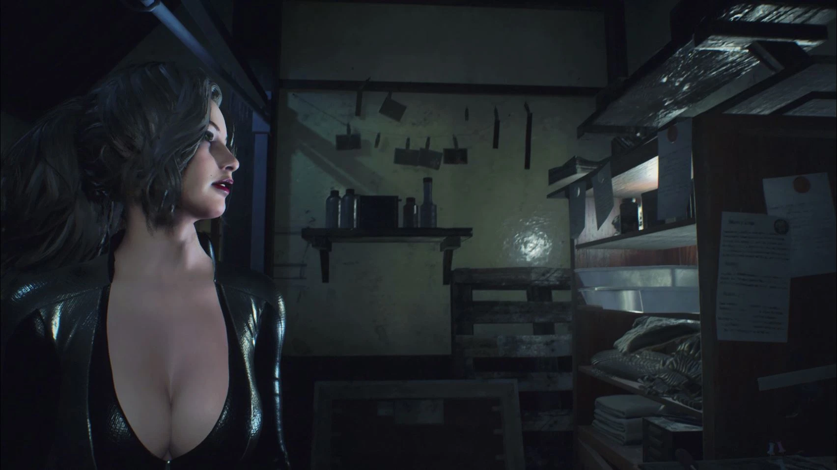 Resident Evil 2 Remake Claire Redfield NOLF Short Gunmetal.