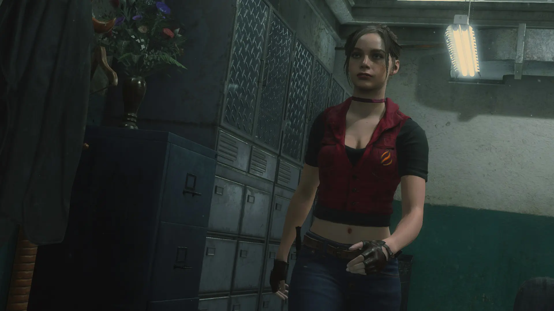 Claire Redfield with og face at Resident Evil 2 (2019) Nexus