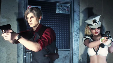 Resident Evil 2 Mod Claire Redfield Bad Cop Black White Retexture