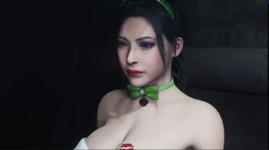 Resident Evil 2 Mod Ada Wong Green Bunny Girl 4K UHD 2160p