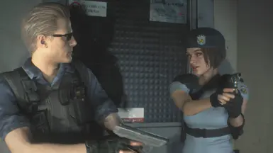 Jill and Wesker