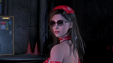 Resident Evil 2 Remake Ada Wong in Red Mai Shiranui 