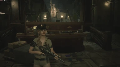 Claire Sexy Sheriff Armed