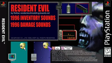 RE1 Remake - 1996 Inventory and Menu Sounds
