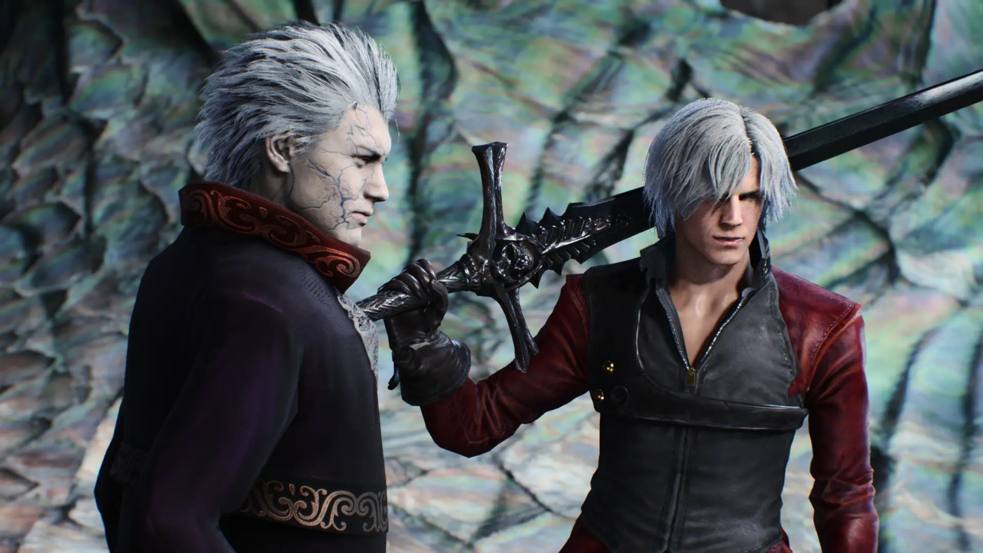 Corrupted vergil with DMC 2 dante at Devil May Cry 5 Nexus - Mods