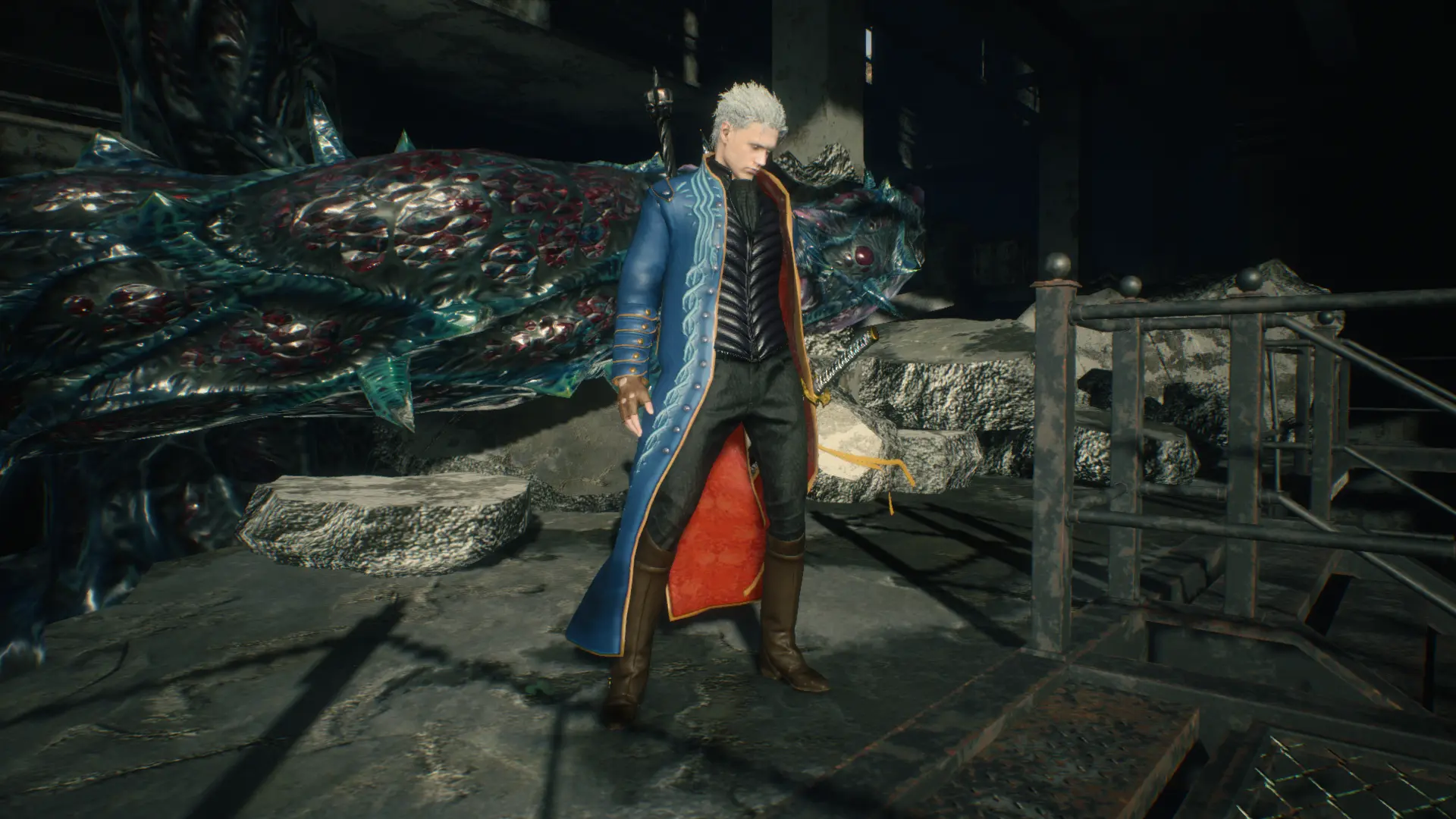 In Game Color Accurate DMC3 EX Recolor Vergil at Devil May Cry 5 Nexus -  Mods and community