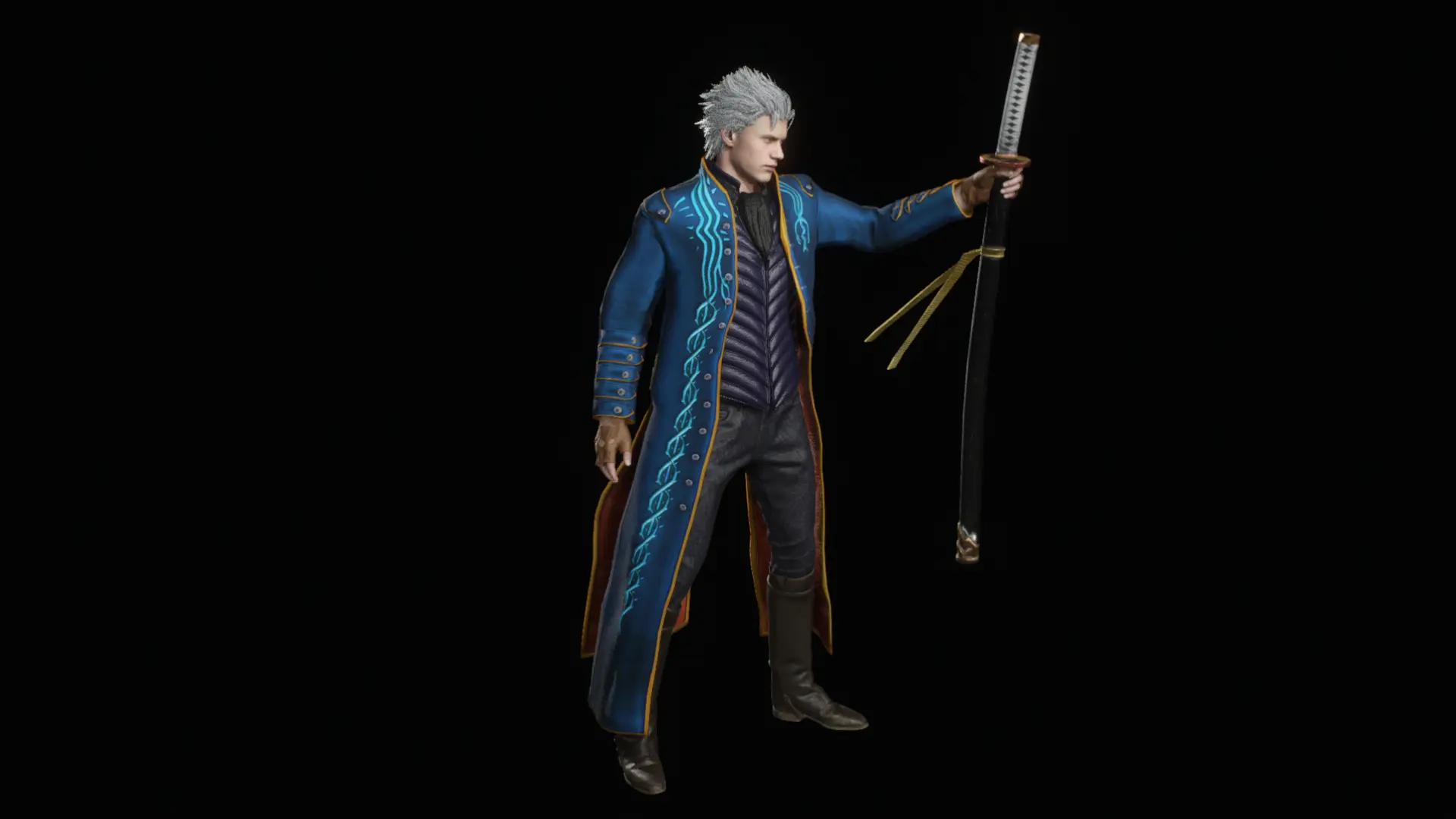 In Game Color Accurate DMC3 EX Recolor Vergil at Devil May Cry 5 Nexus -  Mods and community