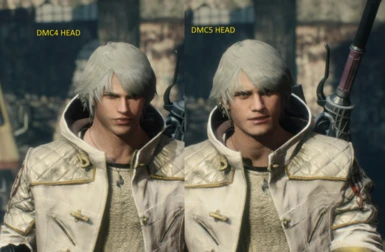 DMC4 Nero hair and face mod not working