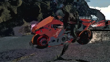Dante's motorcycle