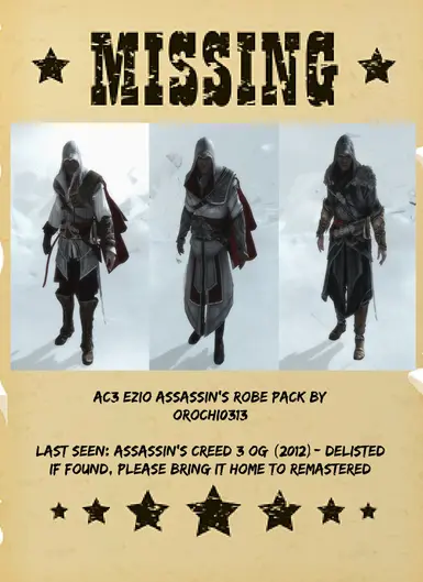 Missing Old Ac Mod At Assassin S Creed Iii Remastered Nexus Mods And