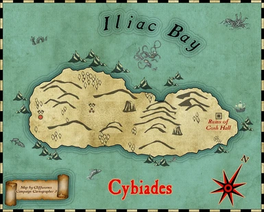 Map of the Cybiades