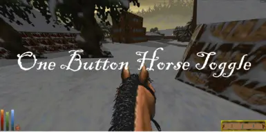 One Button Horse Toggle - Title