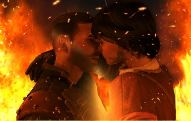 Kiss in the flame