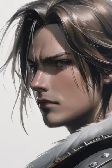 AI Render of Squall for Icons