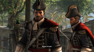 Captain Walpole and Kenneth Abraham