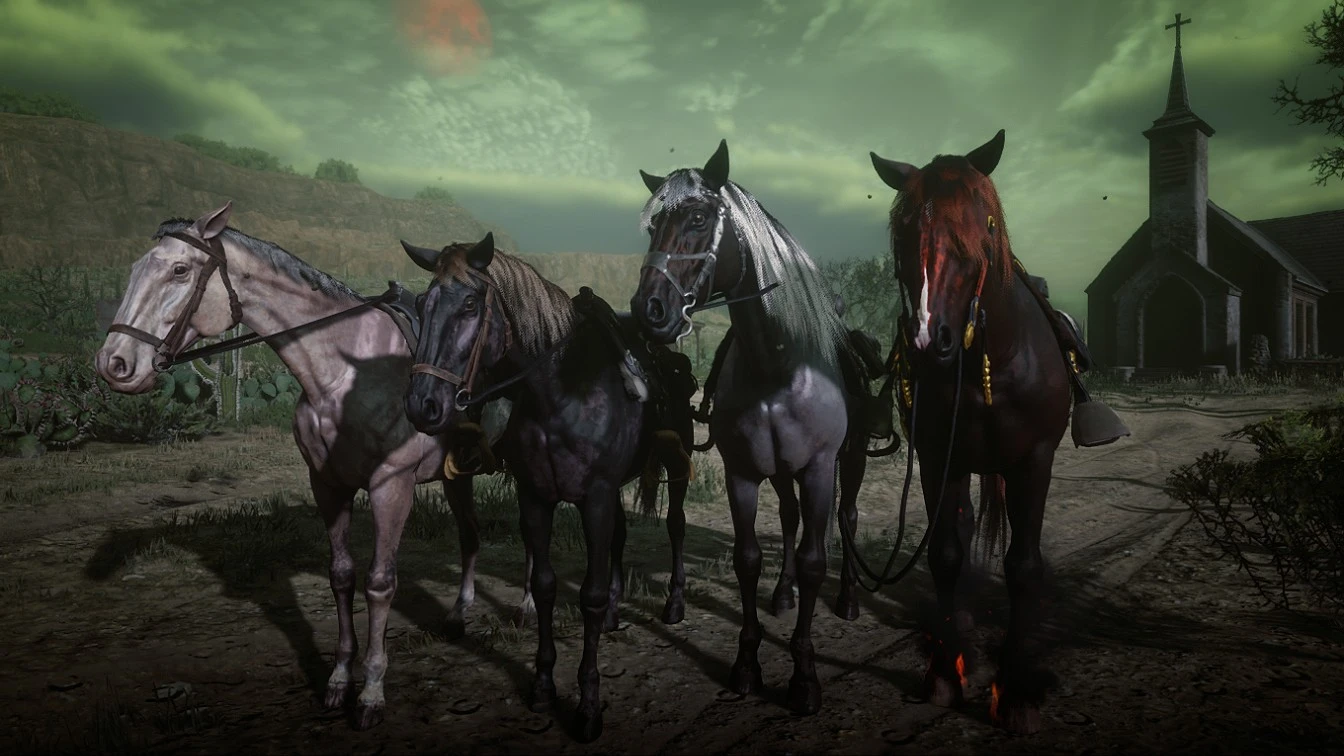 nøgle pence Kræft the 4 horses of the apocalypse at Red Dead Redemption 2 Nexus - Mods and  community