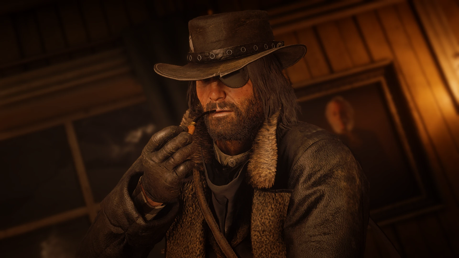 Enjoying pipe at Red Dead Redemption 2 Nexus - Mods community