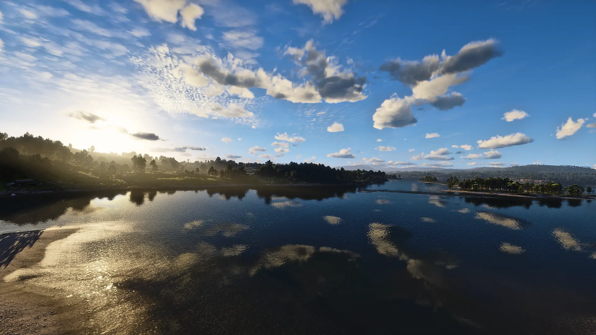 These reflections in the morning are mesmerizing at Red Dead Redemption ...