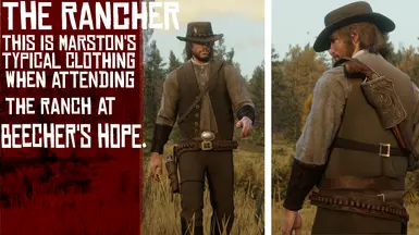 Marston's typical rancher clothing